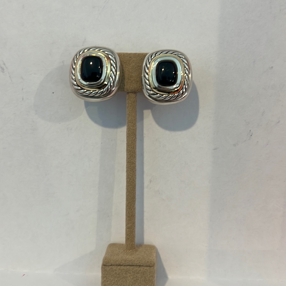 David Yurman Albion black onyx earring